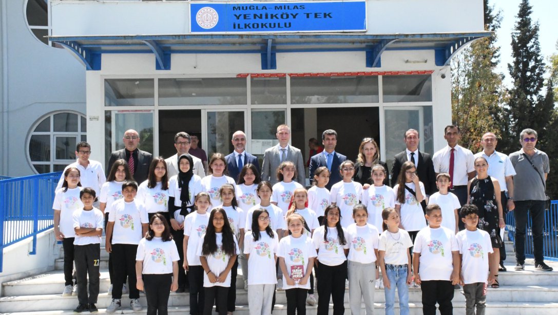Yeniköy Tek İlk Ortaokul Kütüphanesi Açılış Töreni Düzenlendi.