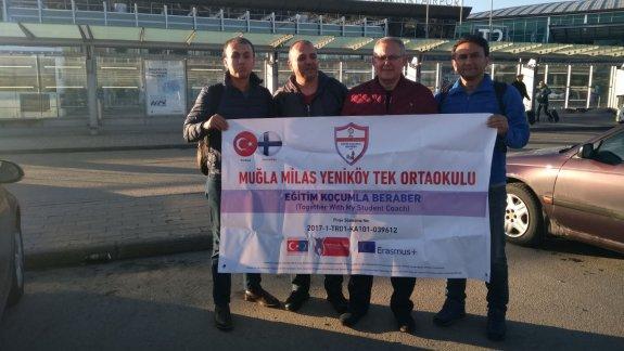 Milas Yeniköy TEK Ortaokulu Erasmus+ Okul eğitimi Personel Hareketliliği (KA1) proje hareketliliğini başarıyla tamamladı.