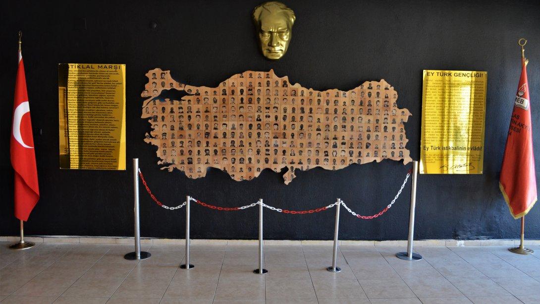 Sebahattin Akyüz Fen Lisesinde Atatürk Köşesi Açıldı.