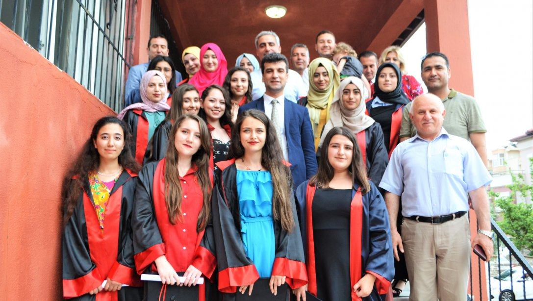 Milas Kız Anadolu İmam Hatip Lisesi mezuniyet töreni düzenlendi.