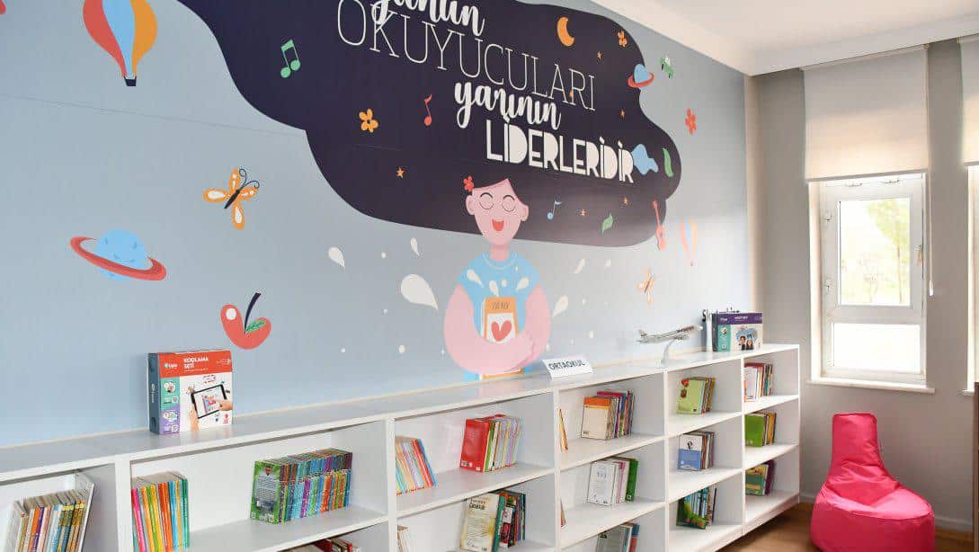 Milas Çamköy İlk ve Ortaokulu'na Yeni Kütüphane! 